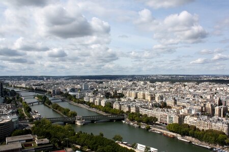 View river the capital of france photo