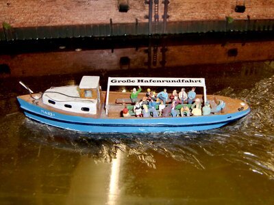 Boat figures miniature