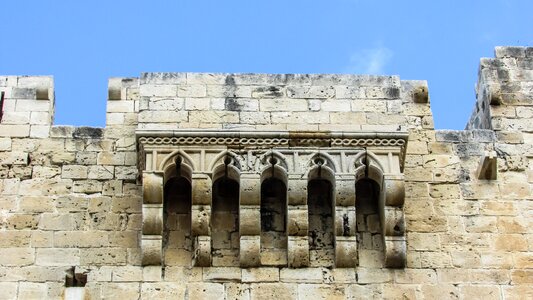 Medieval balcony history photo