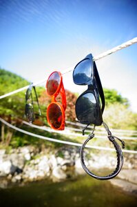 Glasses sky cloud photo