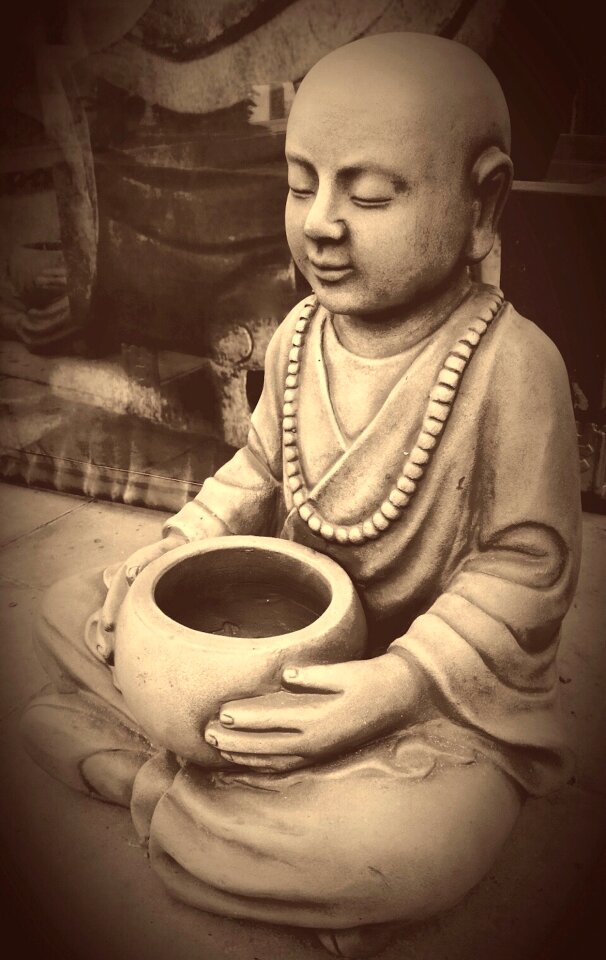 Buddhism sitting figure