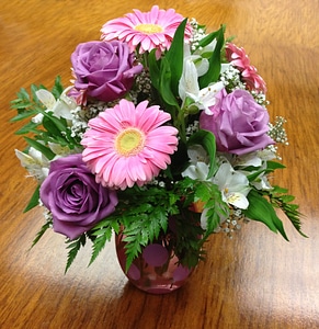 Flower vase floral photo