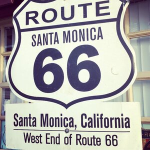 66 route sign photo