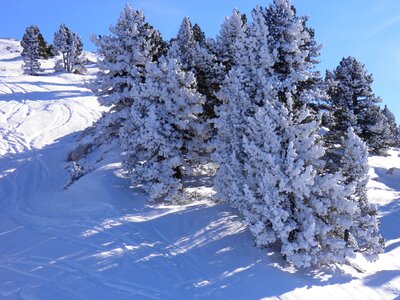 Winter mountain landscape photo