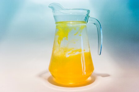 Pitcher color glass
