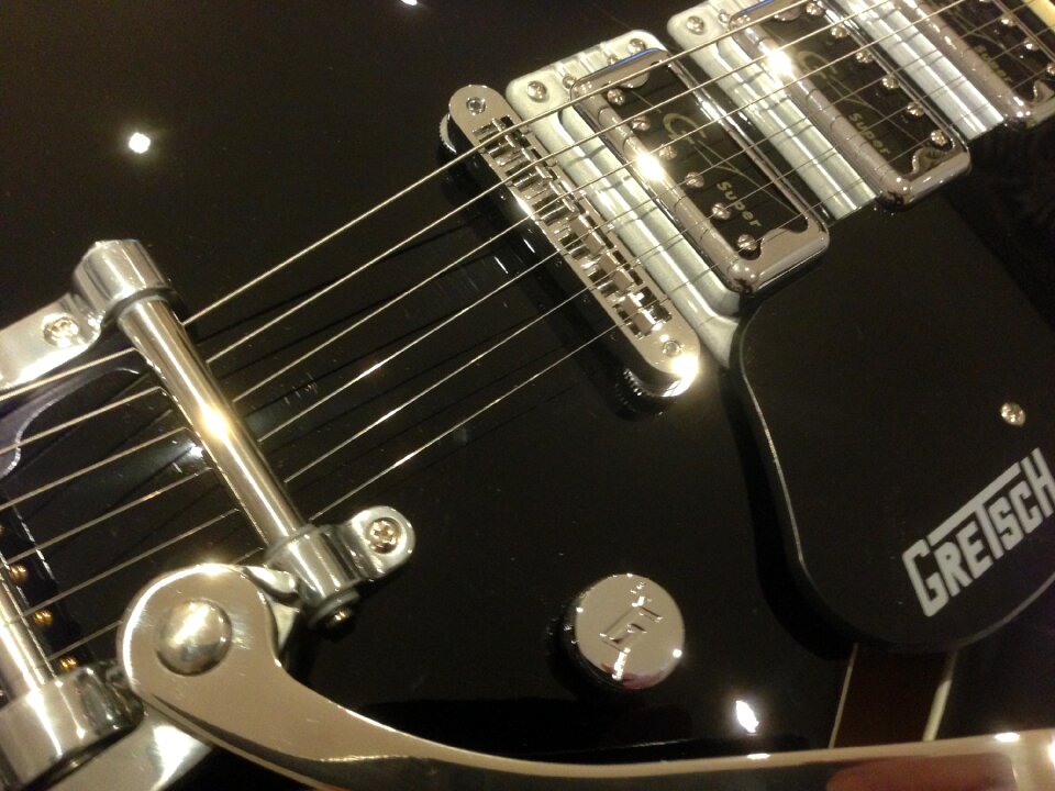 Electric rock musician