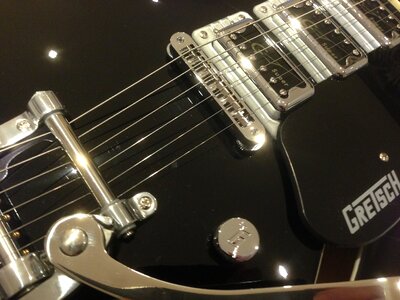 Electric rock musician
