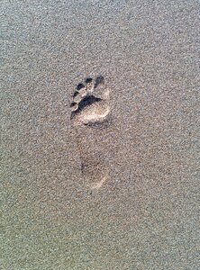 Foot sand beach