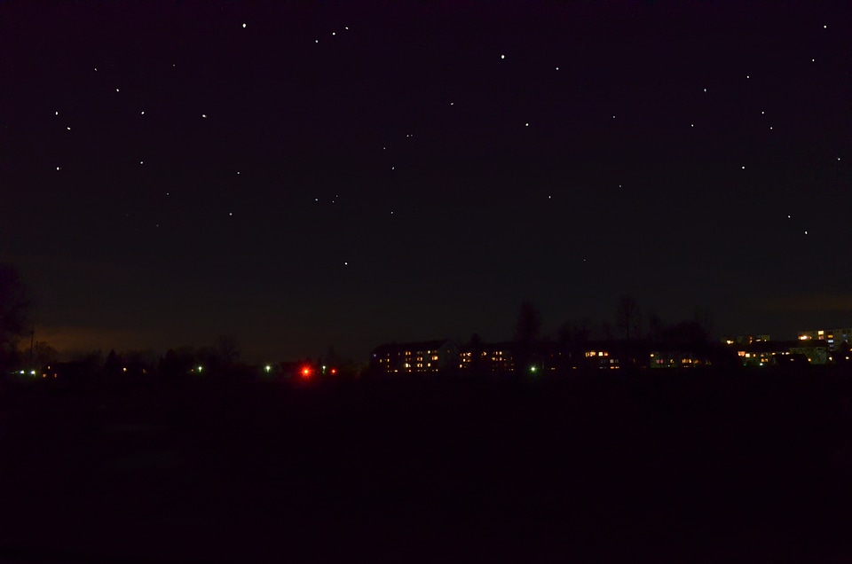 Star houses landscape