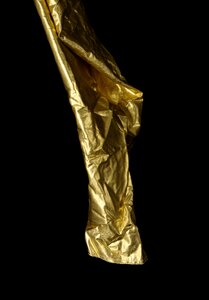 Fabric textile gold