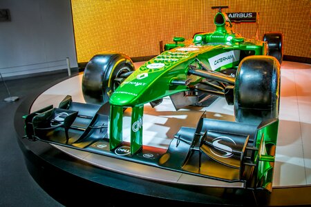 Caterham exhibition green