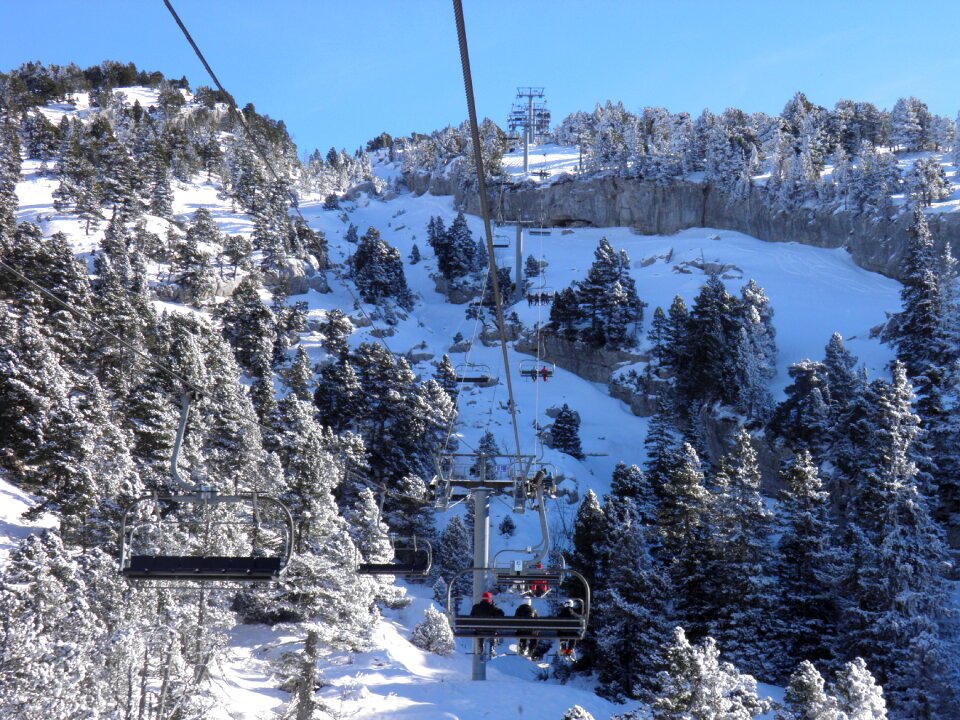 Winter mountain landscape