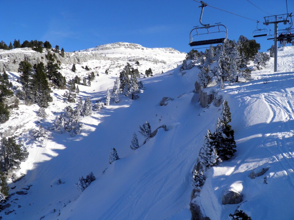 Winter mountain landscape