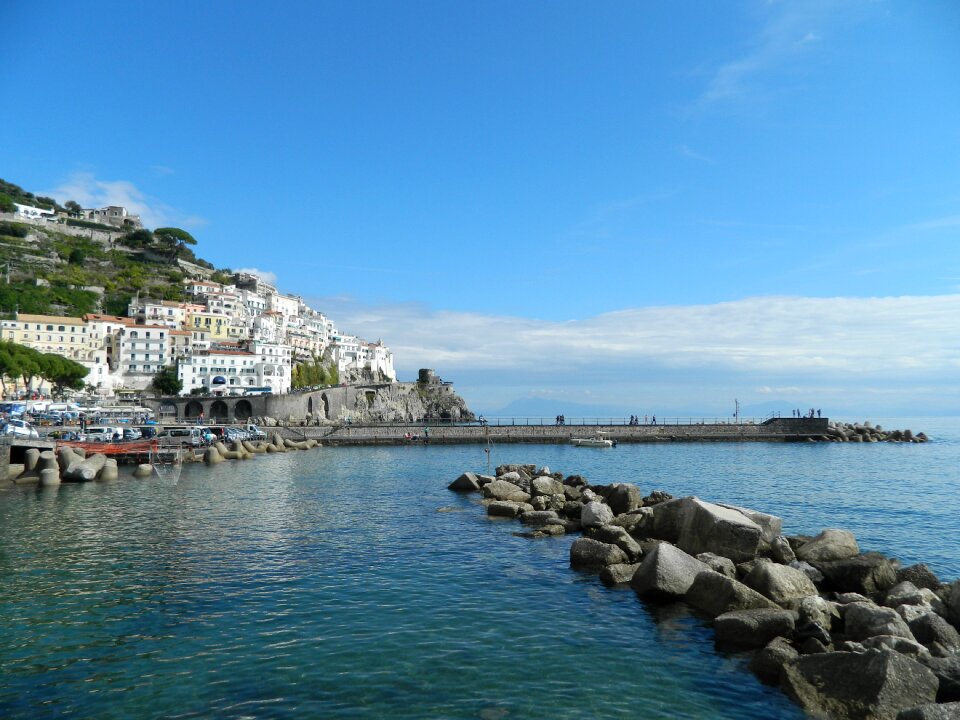 Holiday waterfront the mediterranean sea