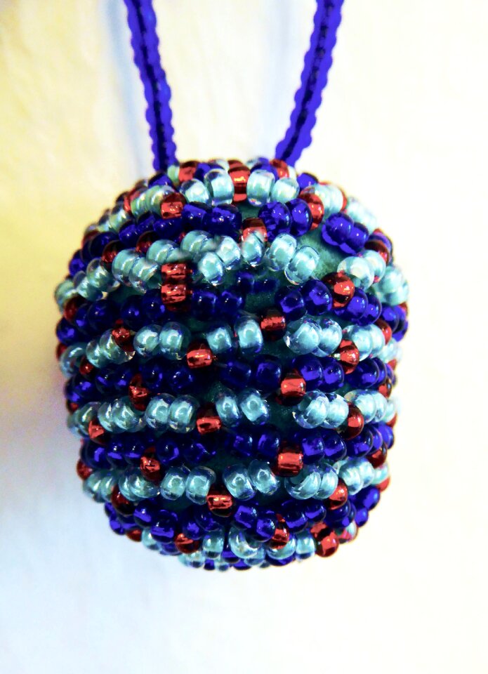 Happy easter beads colorful