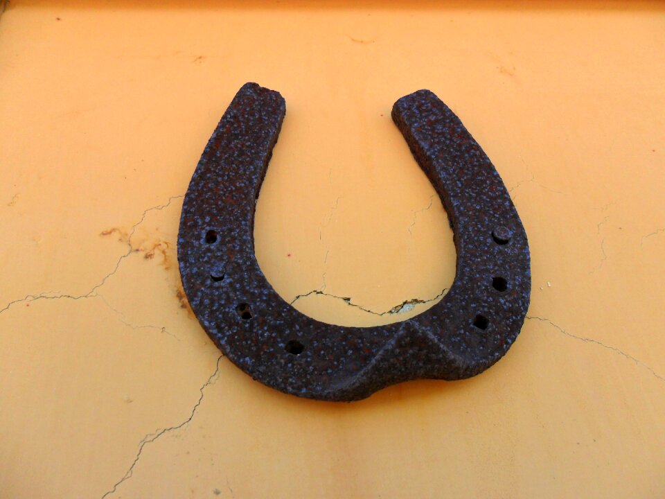 Horseshoe luck rust