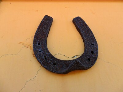 Horseshoe luck rust