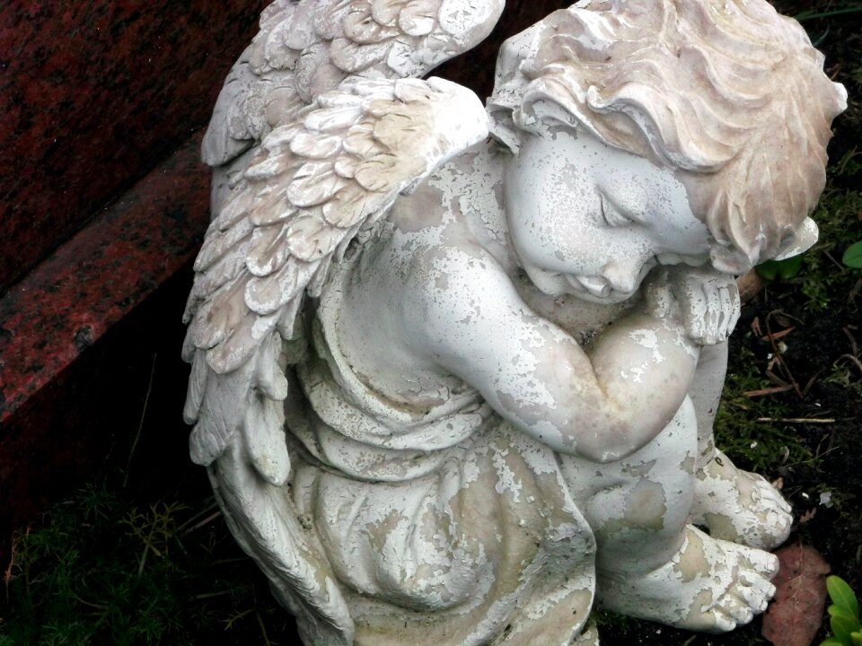 Hope figure sculpture