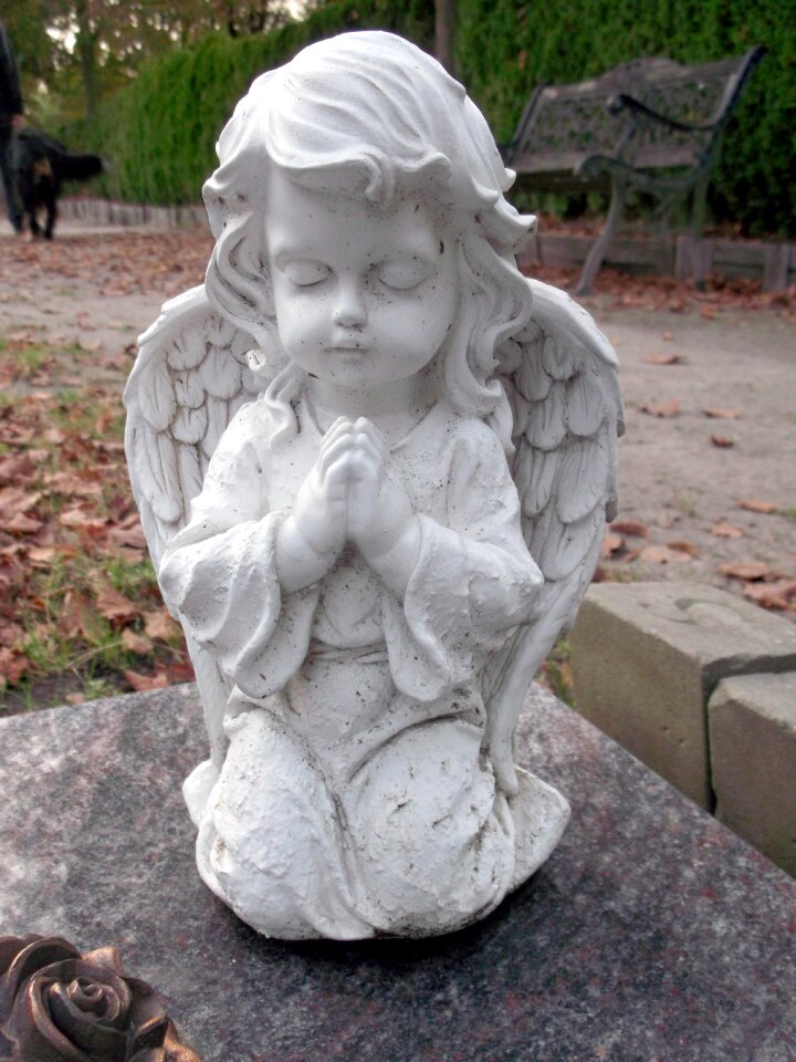 Hope figure sculpture