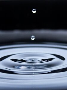 Drop blue clean