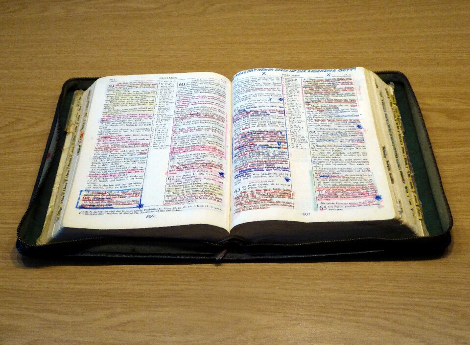 Holy scripture pages old