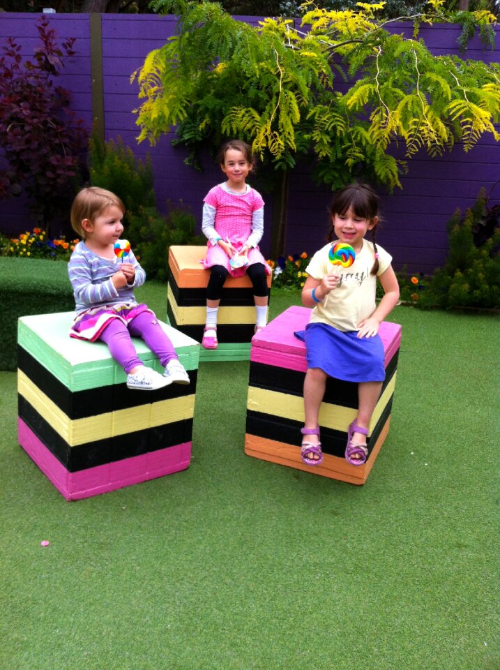 Girls playing