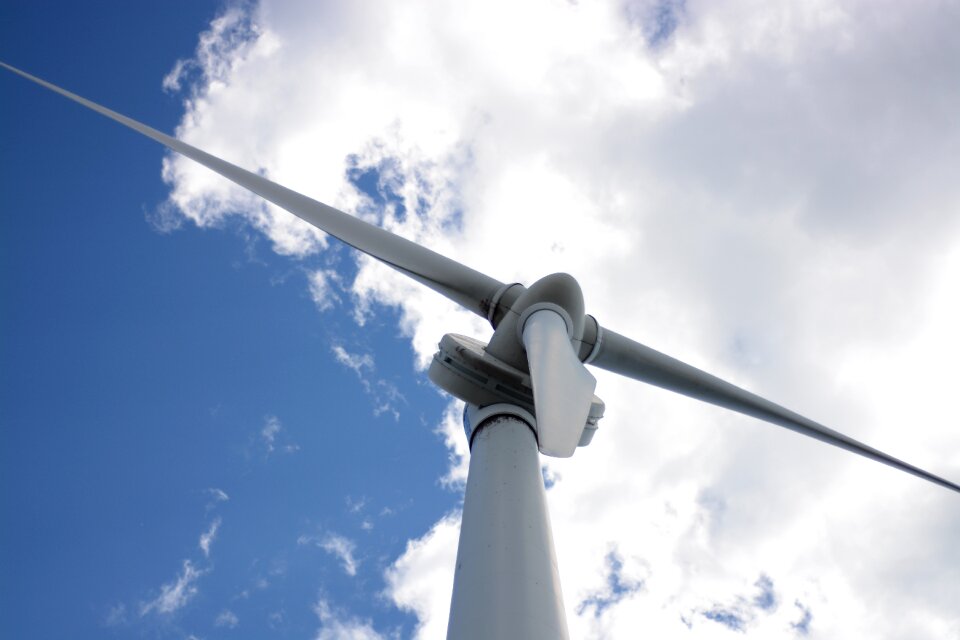 Electricity sky turbine photo