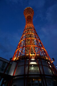 Night view kobe tower tower photo