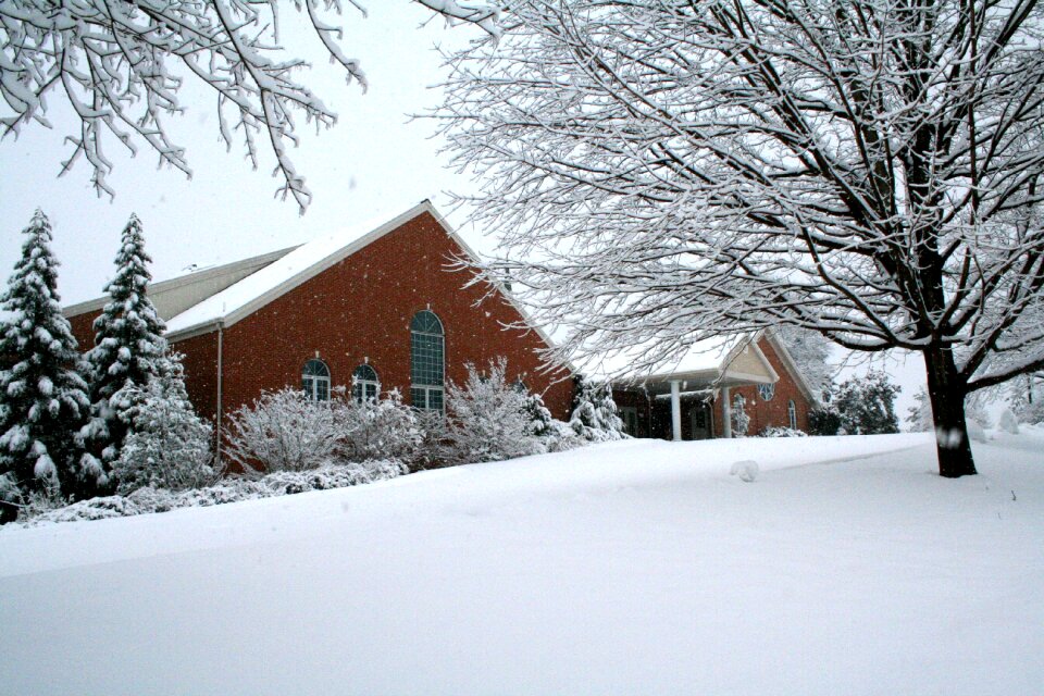 Winter snow architecture