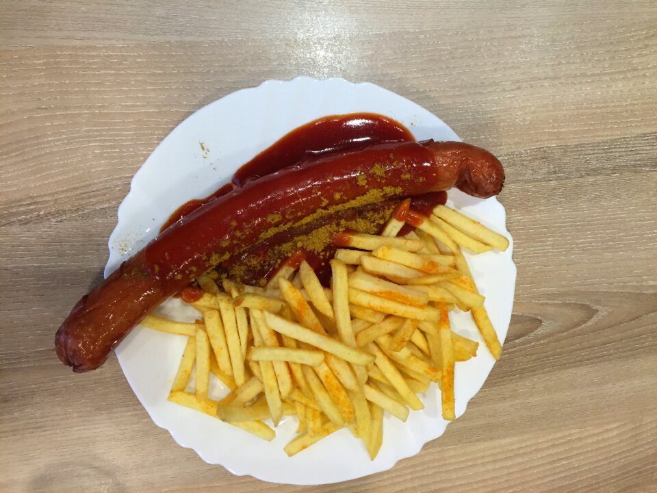 French fries eat food