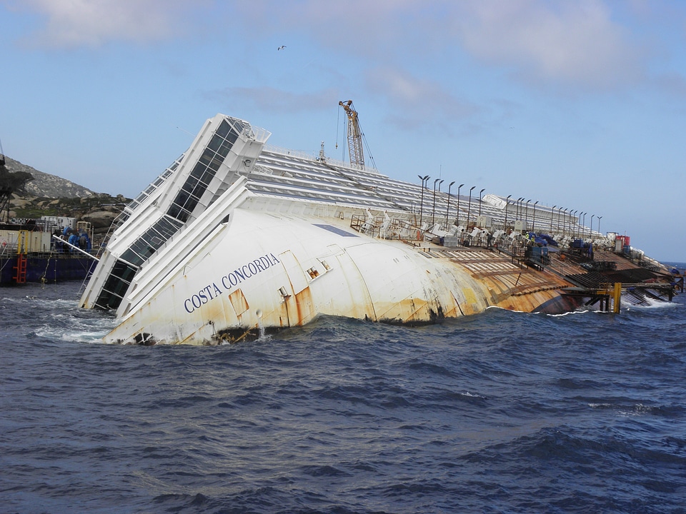 Passenger ship italy riviera