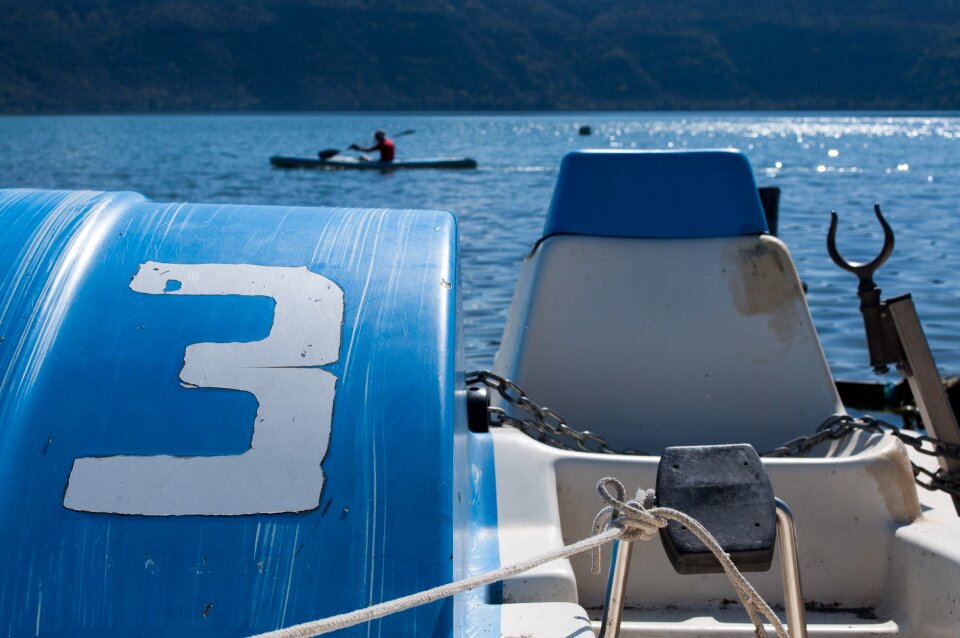 Boats water blue