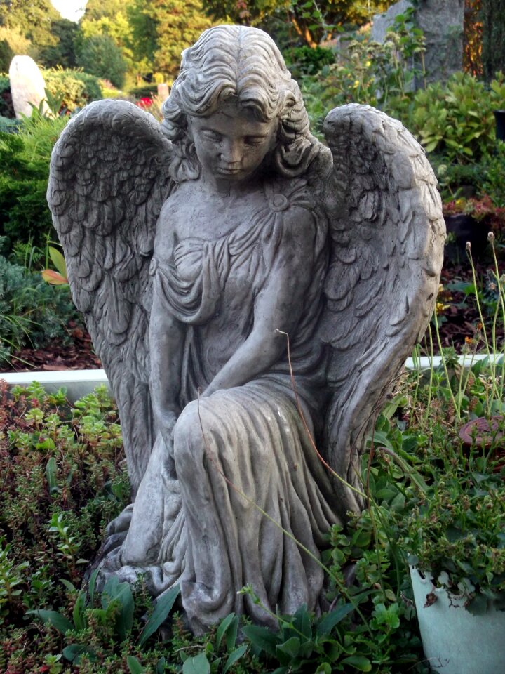 Hope figure sculpture