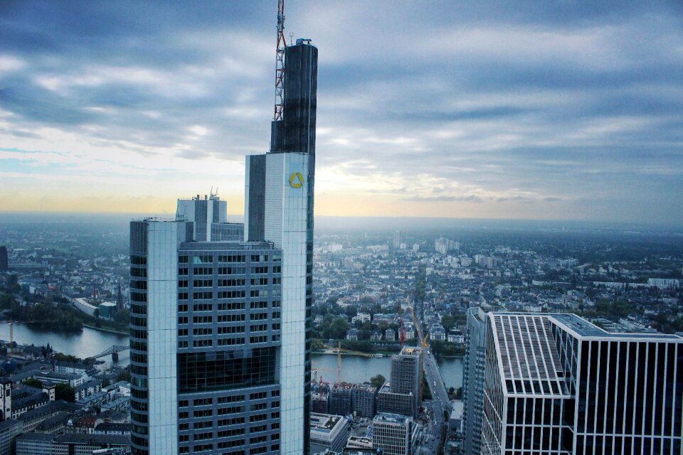 Modern urban building