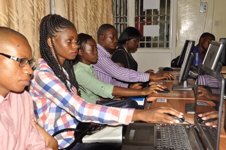Classroom study students