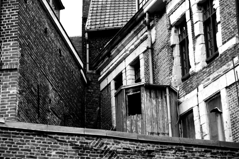Black and white city france