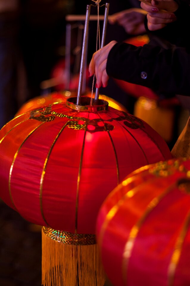 Red decoration asia