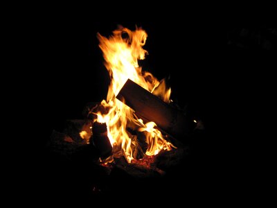 Flame flames camp photo