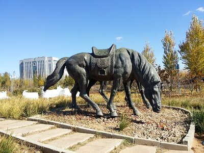 Jingkiseukan genghis khan statue photo