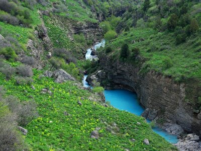 Mountains canyon shymkent photo