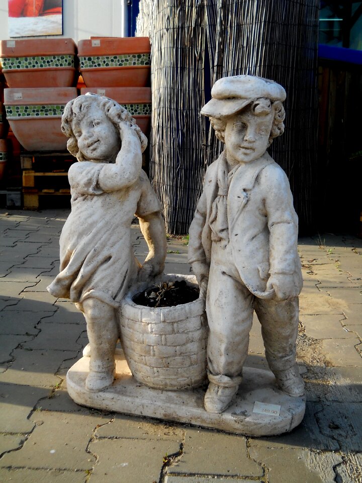 Hotchpotch vintage sculpture