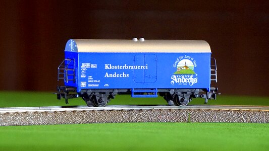 Railway blue german photo