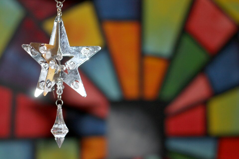 Bright colorful ornaments