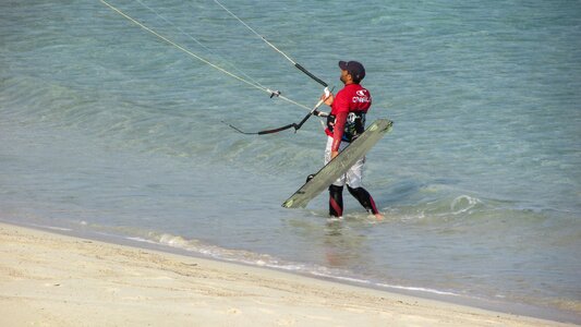 Kiteboarding activity