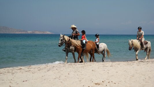 People beach sea
