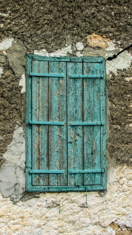 Window aged wooden