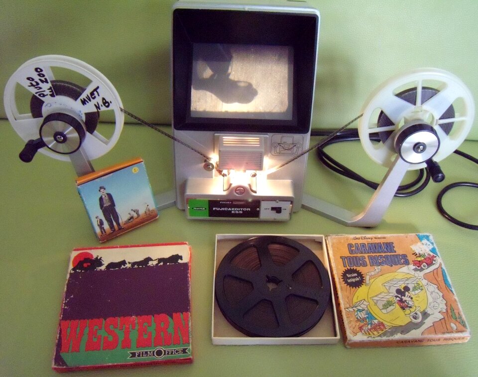 Super 8 movie film viewer amateur theater