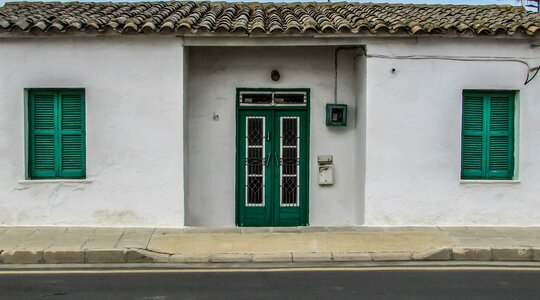 Architecture exterior green