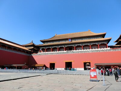 Beijing forbidden city asia photo