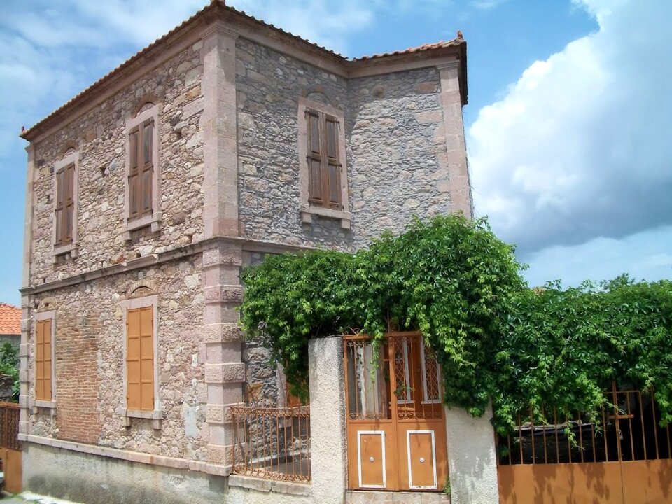 Greece village lesbos